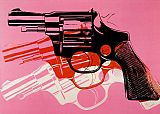 Andy Warhol Wall Art - Gun 1981-82
